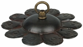 Aged Tin Flower Ceiling Plate
