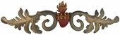 Aged Tin Heart Door Ornament
