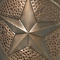 Aged Tin Lone Star Sconce