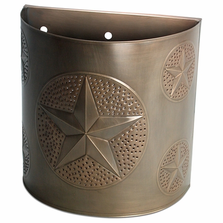Aged Tin Lone Star Sconce