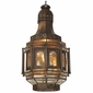 Aged Tin Octagonal Colonial Window Light Fixture