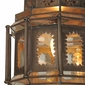 Aged Tin Octagonal Colonial Window Light Fixture