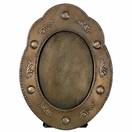 Aged Tin Oval Picture Frames