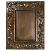 Mexican Aged Tin Simple Picture Frame