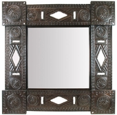 Aged Tin Square Chinese Frame