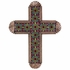 Aged Tin Talavera Tile Cross