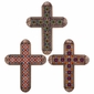 Aged Tin Talavera Tile Cross