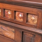 Alma Copper and Rustic Wood Bed - King