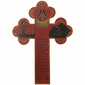 Antiqued Folk Art Cross with Story
