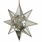 Antiqued Glass and Mirrors Hanging Star Light