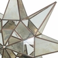 Antiqued Glass and Mirrors Hanging Star Light
