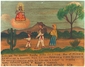Antiqued Mexican Retablo with Story