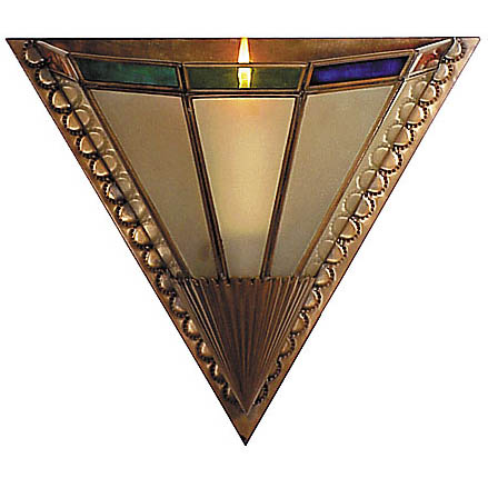 Art Deco Multi-Color Sconce