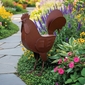Articulated Metal Rooster Sculpture