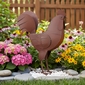 Articulated Metal Rooster Sculpture