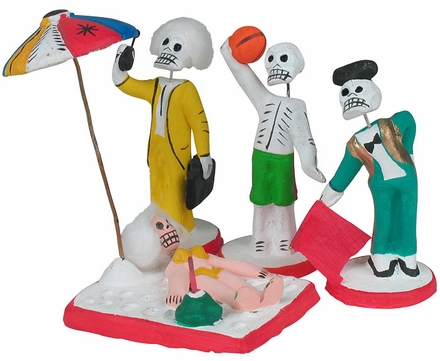 Assorted Working-Playing Skeletons