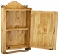 Bathroom Wall Mount Rustic Pine Medicine Cabinet with Towel Bar