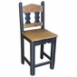 Black Painted Wood Vino Bar Table Set with 2 Chairs