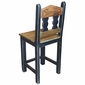 Black Painted Wood Vino Bar Table Set with 2 Chairs