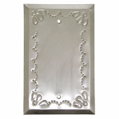 Blank Natural Tin Switchplate - Star