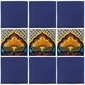 Blue 6 Inch Talavera Tile - PP2226 - 10 Tiles