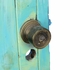 Blue Painted Wood Capitan Chair - Exclusive Artisan Original