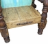 Blue Painted Wood Capitan Chair - Exclusive Artisan Original