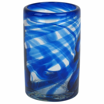 Blue Swirl Highball Glass - Set of 4 - 16 oz.