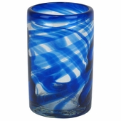 Blue Swirl Highball Glass - Set of 4 - 16 oz.