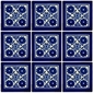 Blue & White Talavera Tile - PP2020 - 15 Tiles
