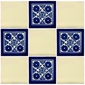 Blue & White Talavera Tile - PP2020 - 15 Tiles