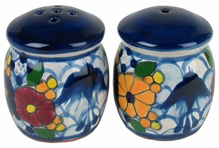 Bougainvillea Swallow Talavera Salt and Pepper Shakers
