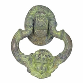 Bronze Angel Face Door Knocker