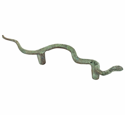 Bronze Patina Snake Drawer Pull - Set of 2