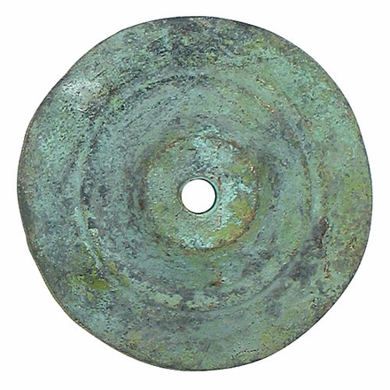 Bronze Wheel Rosettes with Bronze Nailheads - 1 Pair
