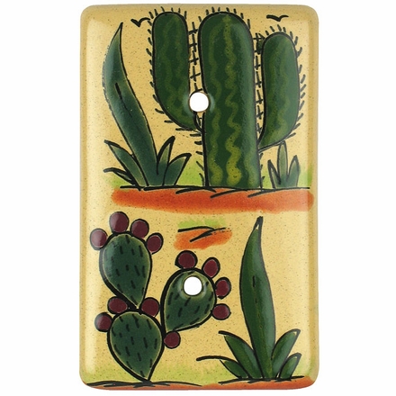 Cactus Blank Plate - Talavera Switchplates