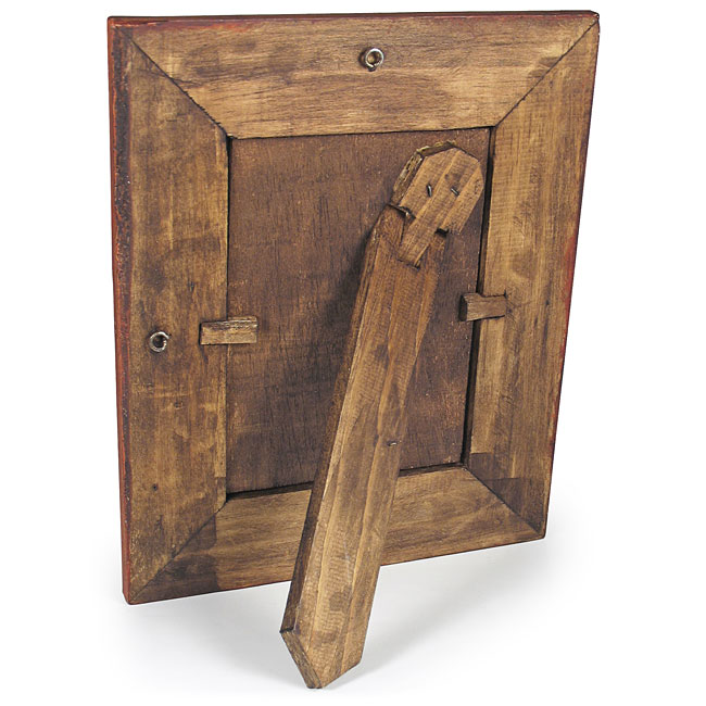 Painted Hand Carved Wood Decorative Picture Frame For 5 x 7