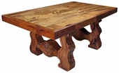 Carved Leg Mexicana Dining Table - Mesquite