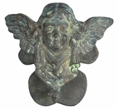 Cast Bronze Cherub Door Knocker