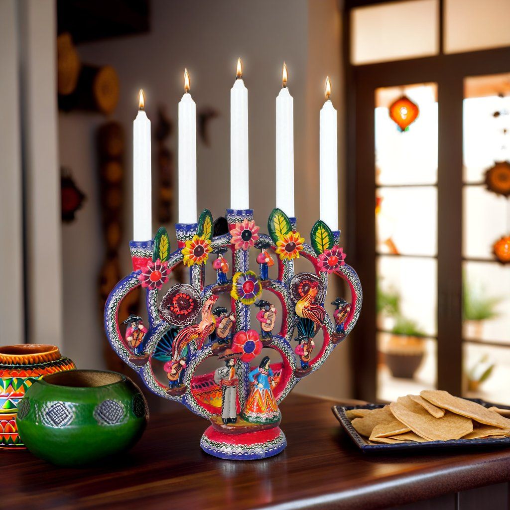 Set da 4 candele artigianali con spirale Voluta - Altezza 30 cm