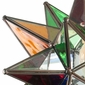 Clear Colored Glass Star Fixture