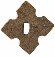 Clover Dash Backing Metal Plate 1" - Per Dozen