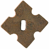 Clover Dash Backing Metal Plate 1" - Per Dozen