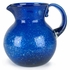 Cobalt Blue Bubble Glass Pitcher