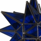 Cobalt Blue Glass Star Light