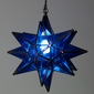 Cobalt Blue Glass Star Light