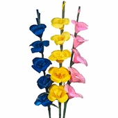 Corn Husk Gladiolas - Bouquet of 6