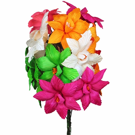 Corn Husk Orchids - Bouquet of 6