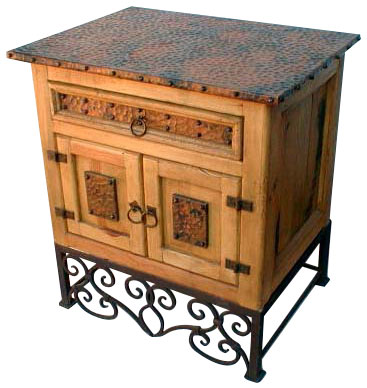 Country Nightstand with Emily Base