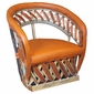 Criss Cross Cushioned Lounge Chair Equipale